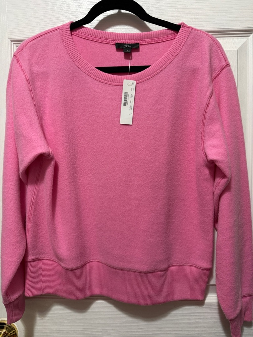 Crown Pink Crewneck Sweater for Women